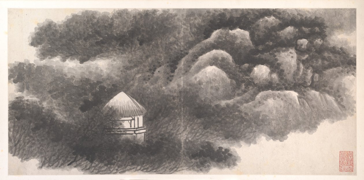 Landscapes of the Twelve Months, ca. 1685 by Xian Gong