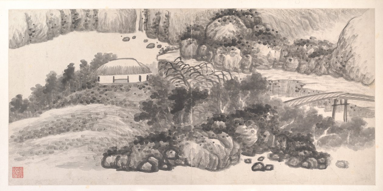 Landscapes of the Twelve Months, ca. 1685 by Xian Gong