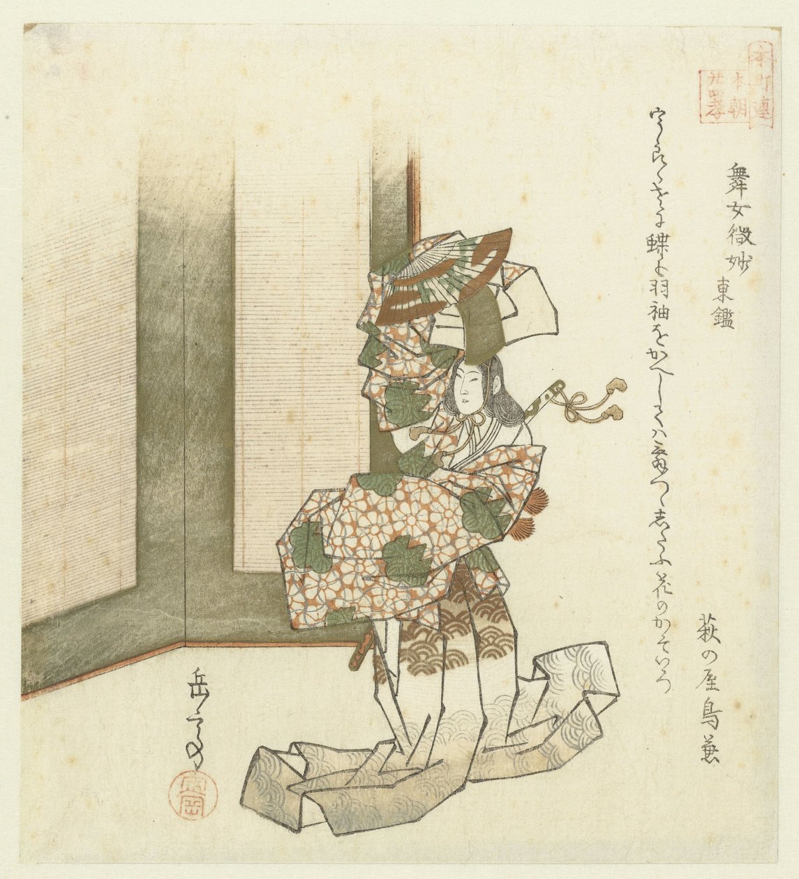 Twenty-four Japanese Examples of Filial Piety for the Honchôren (series title) by Yashima Gakutei