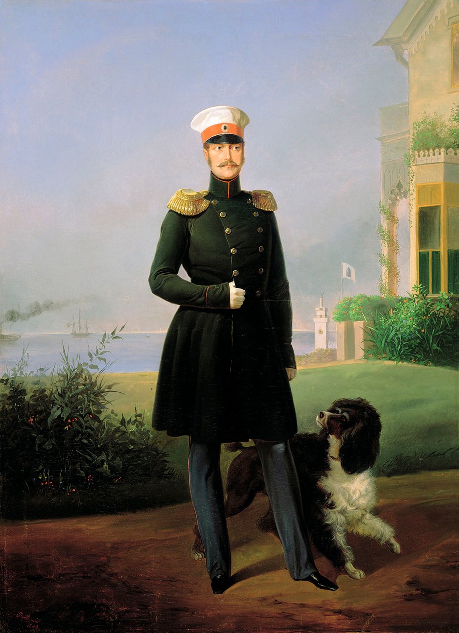 Portrait of Emperor Nicholas I, 1796-1855 by Yegor Bottman