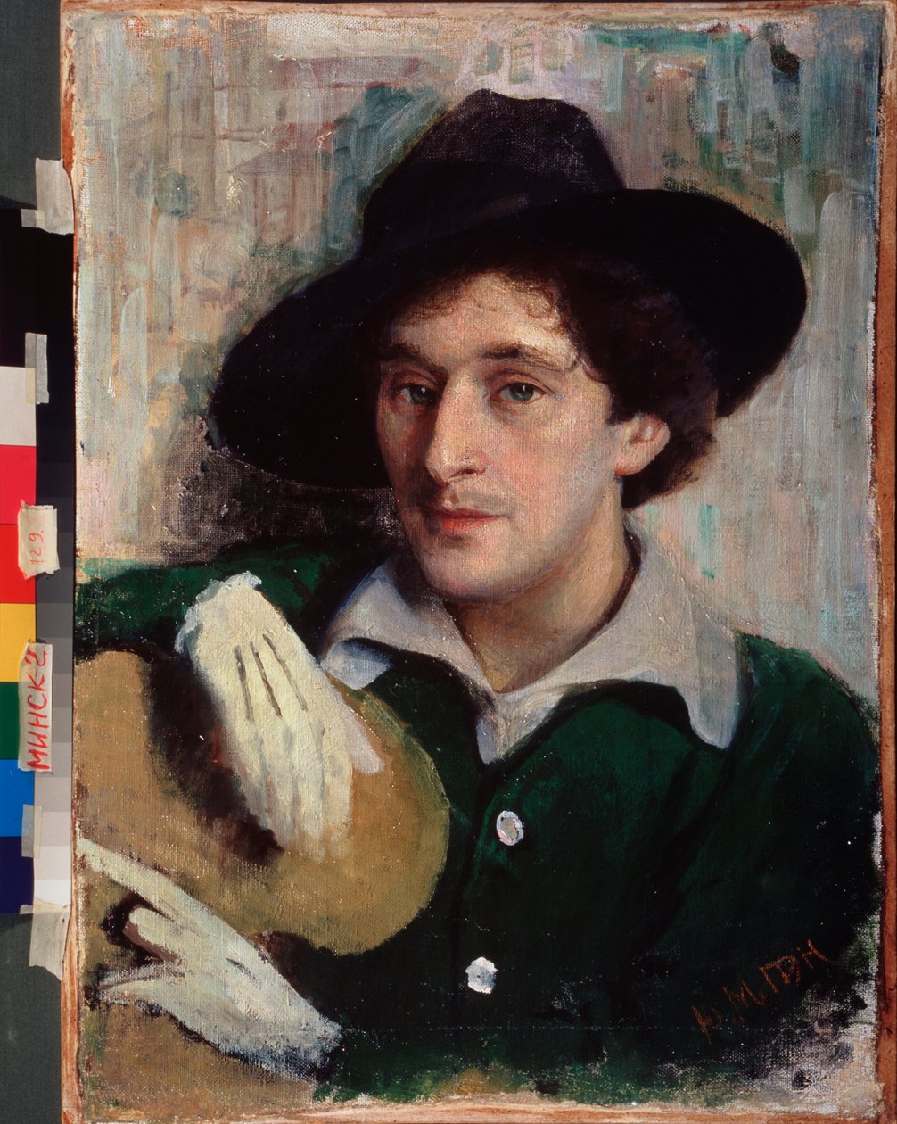 Portrait of the Artist Marc Chagall by Yuri Moiseyevich Pen