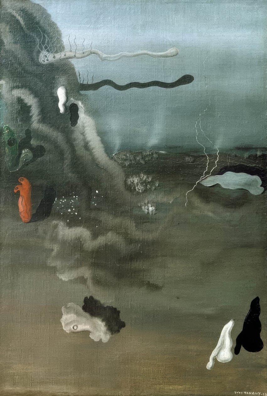 Untitled (Surreal Composition) by Yves Tanguy