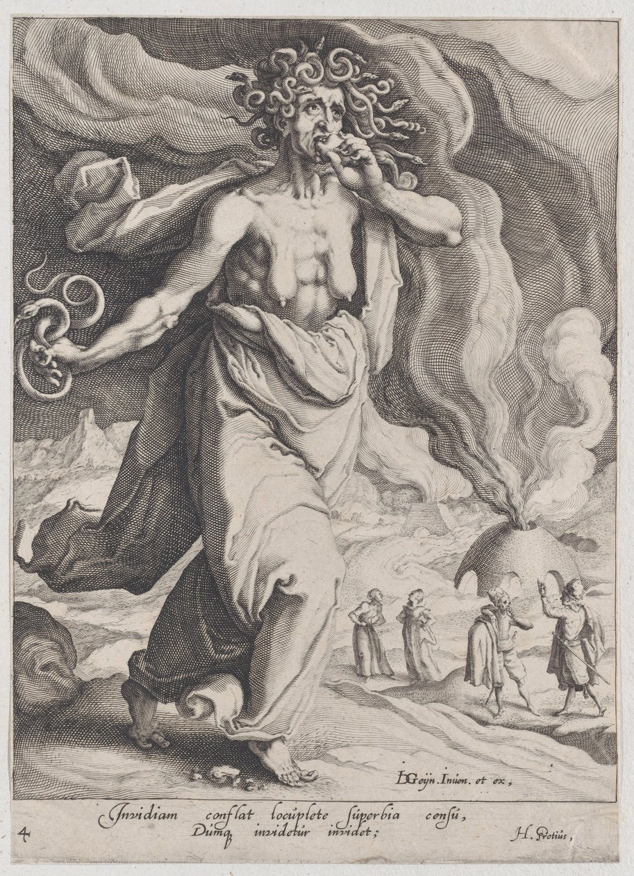 Envy, from Virtues and Vices by Zacharias Dolendo