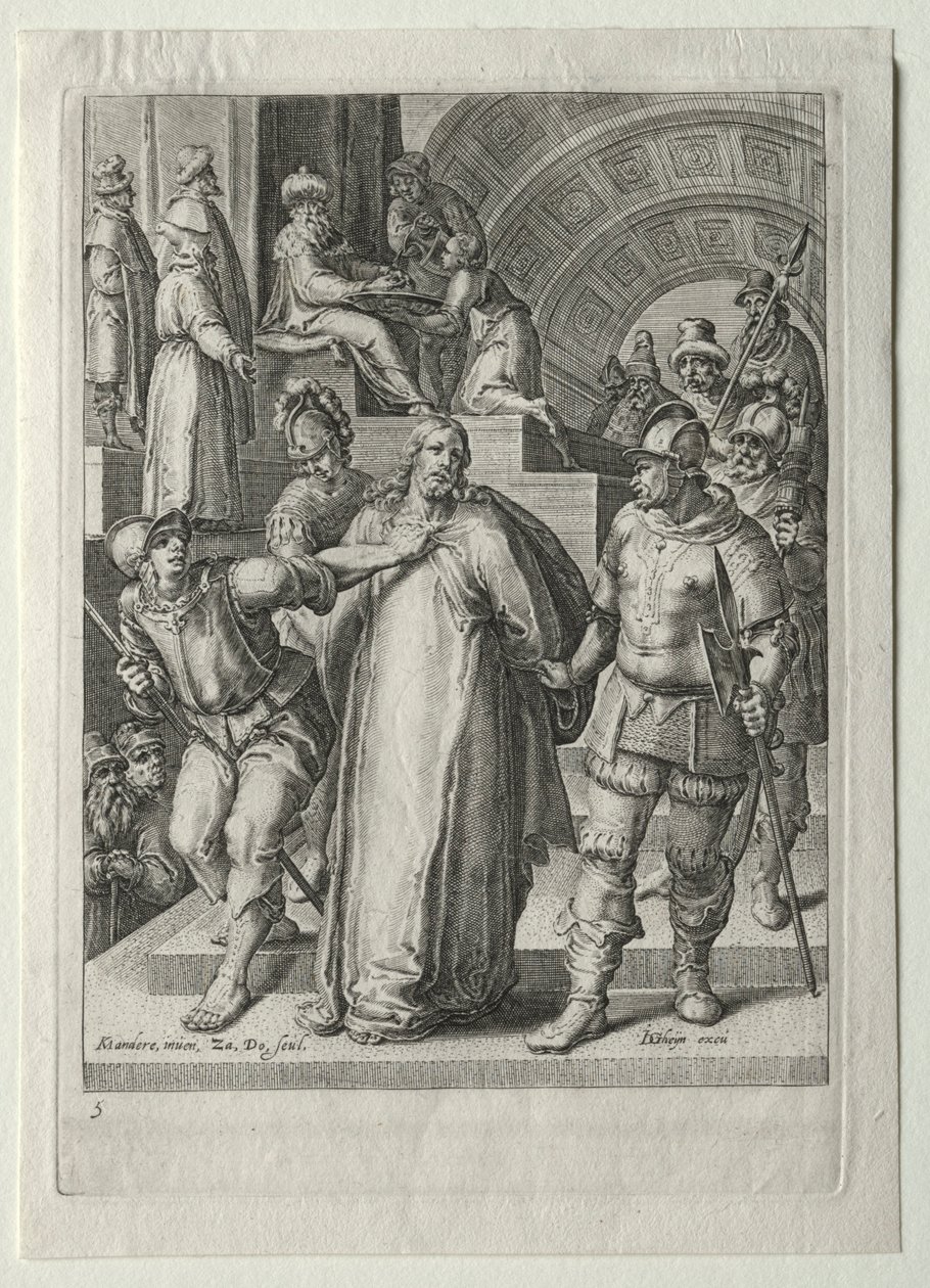 Passion Set: Christ before Pilate by Zacharias Dolendo