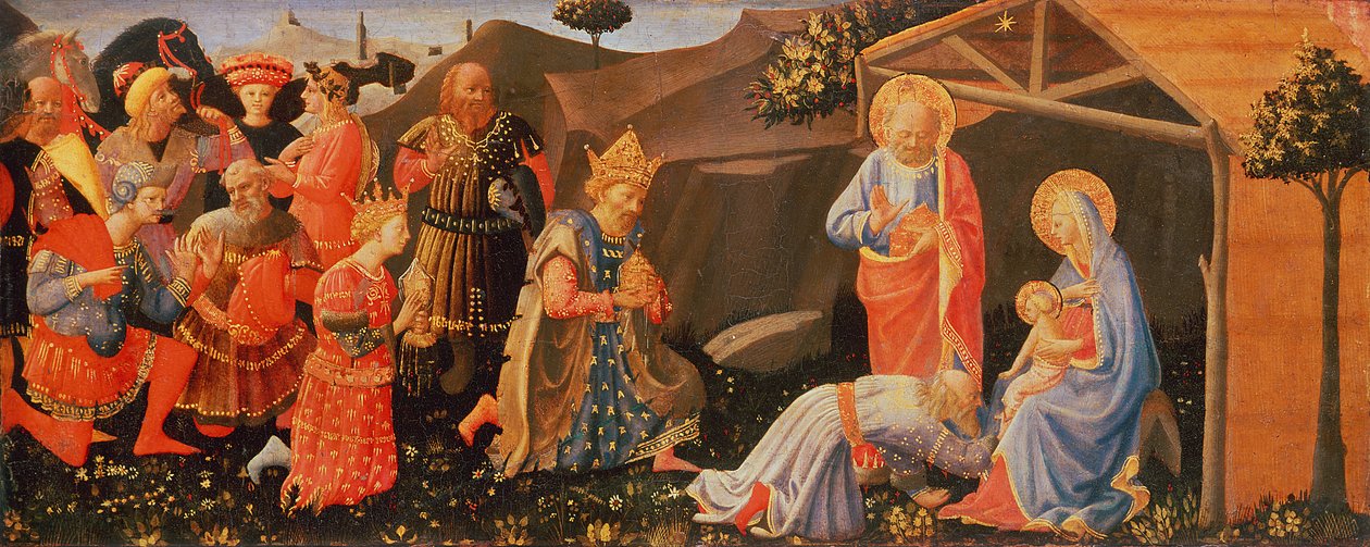Adoration of the Magi by Zanobi di Benedetto Strozzi