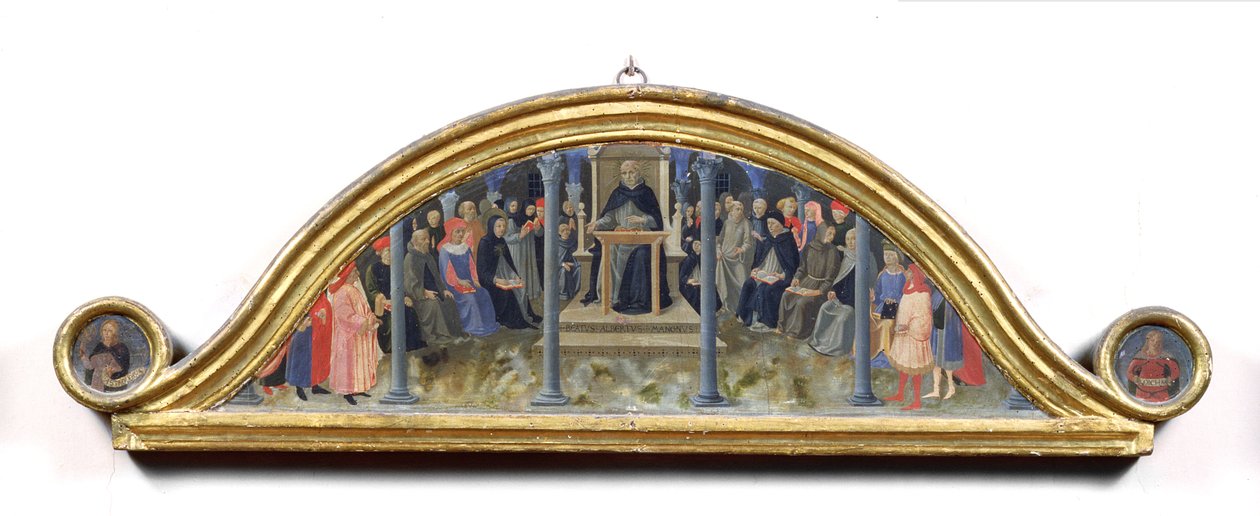 St. Thomas Aquinas Teaching by Zanobi di Benedetto Strozzi