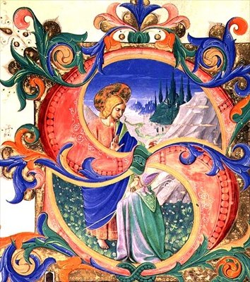 Missal 515 f.118r Historiated initial 