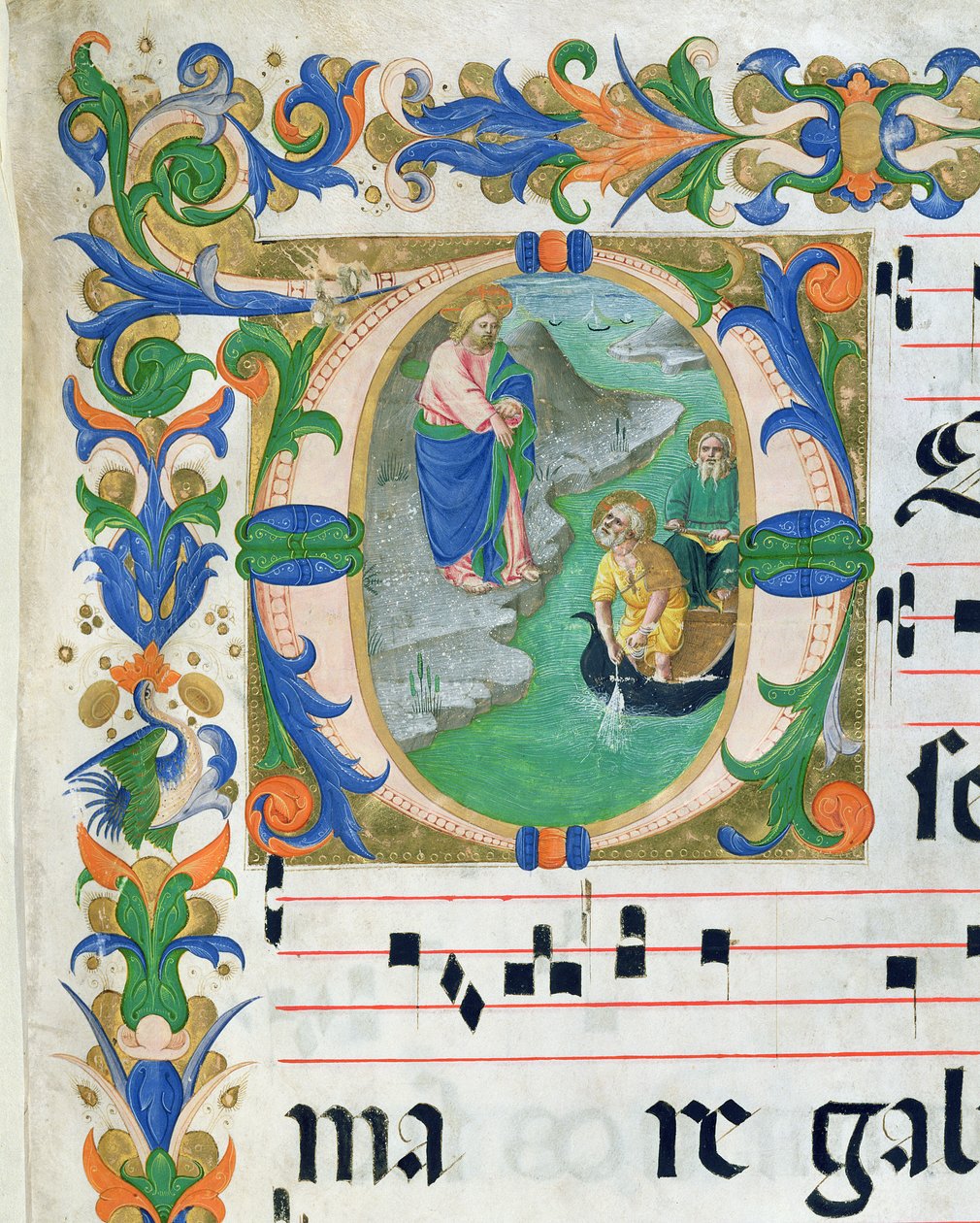 The Miraculous Draught of Fishes (detail) by Zanobi di Benedetto Strozzi