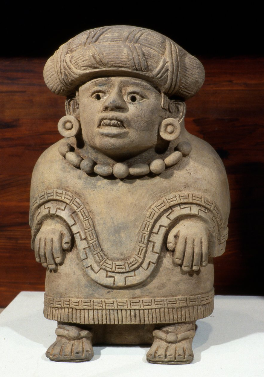 Funerary Urn, Late Classic Period (700-1000 AD) by Zapotec
