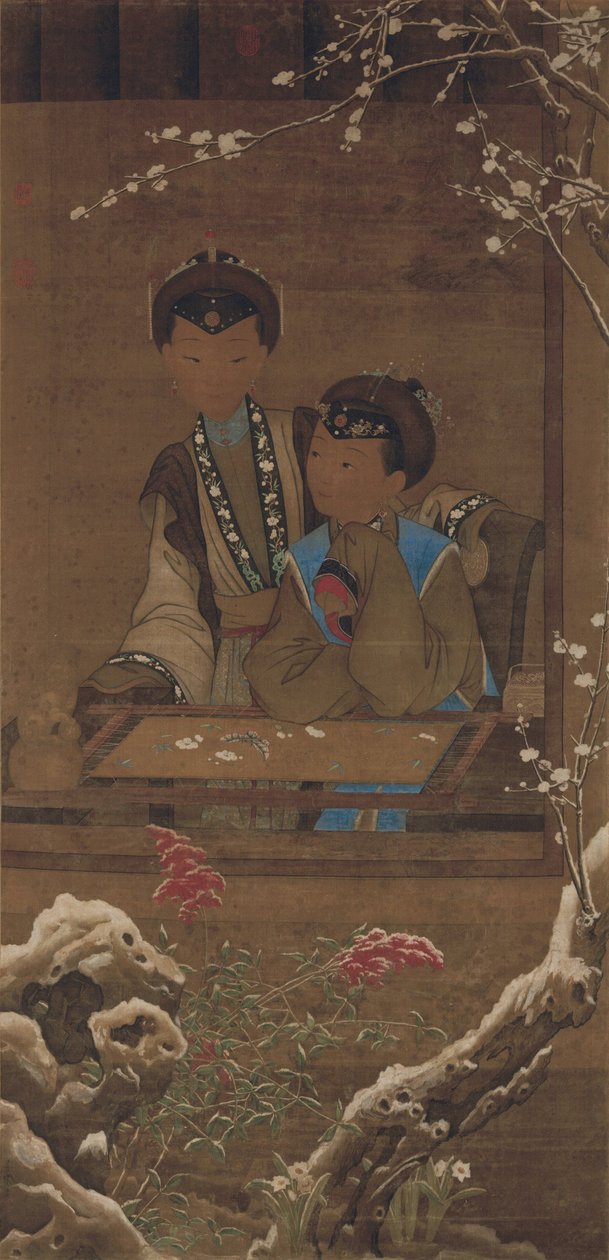 Ladies by Zhang Tingyan (1735-1794) Wang Zhicheng