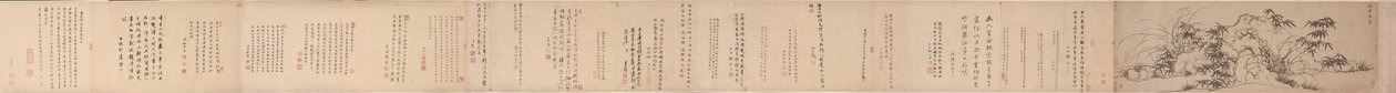 Bamboo, Rocks and Lonely Orchids by Zhao Mengfu