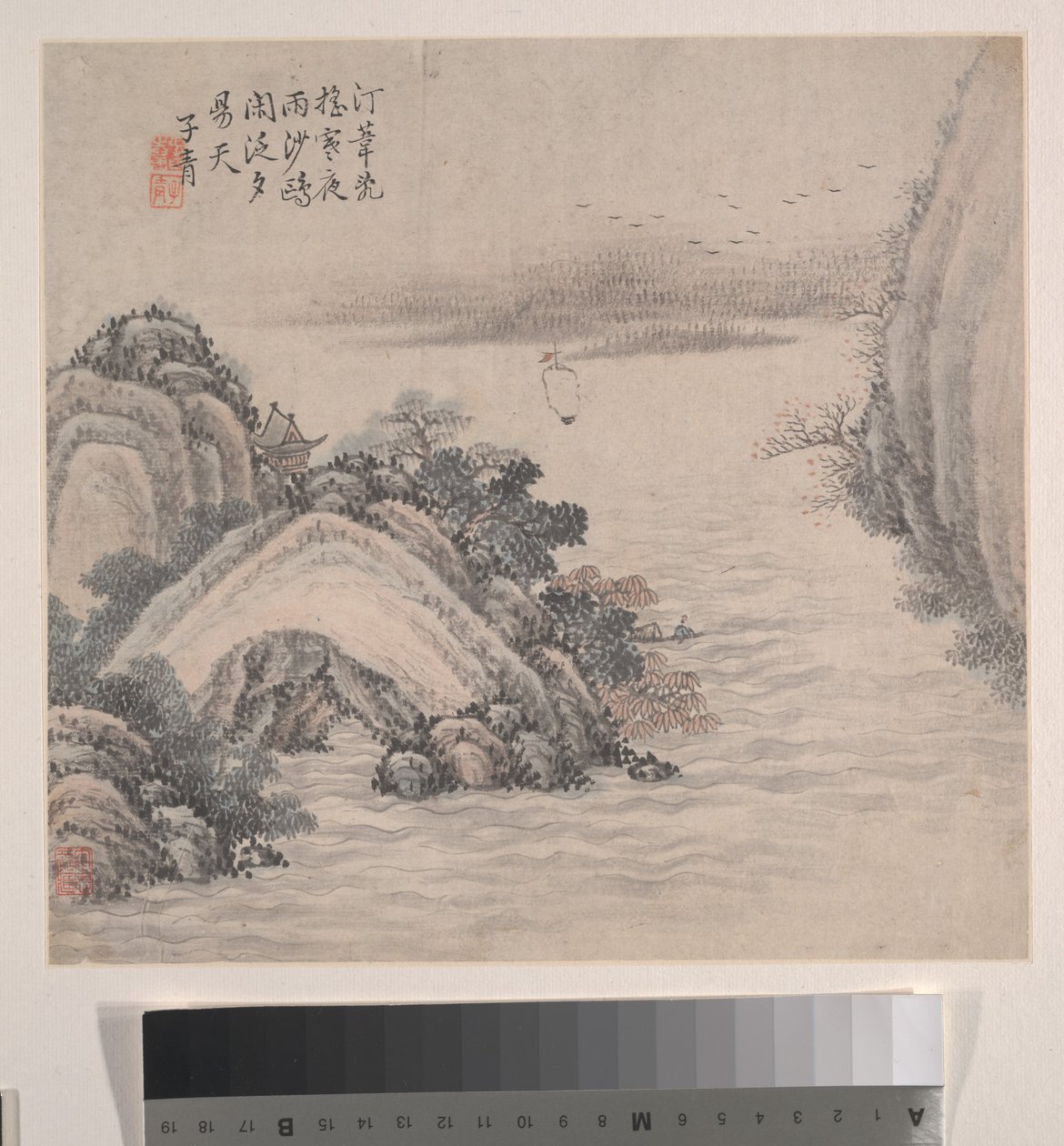 Landscapes, dated 1875 by Zhiwan Zhang