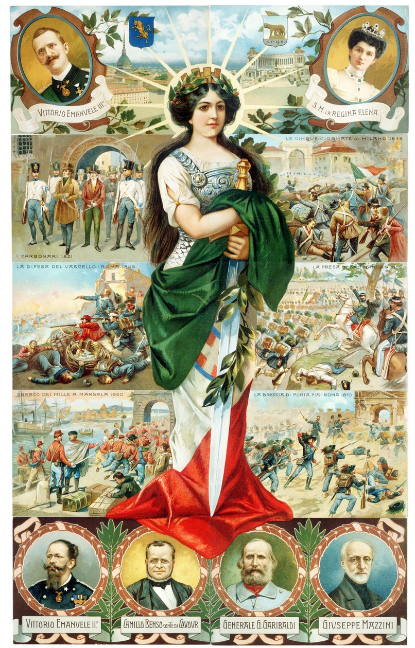 Allegory of Italy Turrita, 1911 by . .