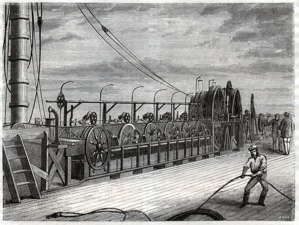 Telegraphic Undersea Cable by Frederick (attr. to) Barnard