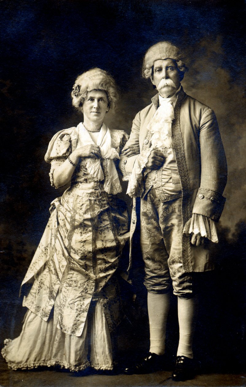 Couple in 18th Century Fancy Dress
