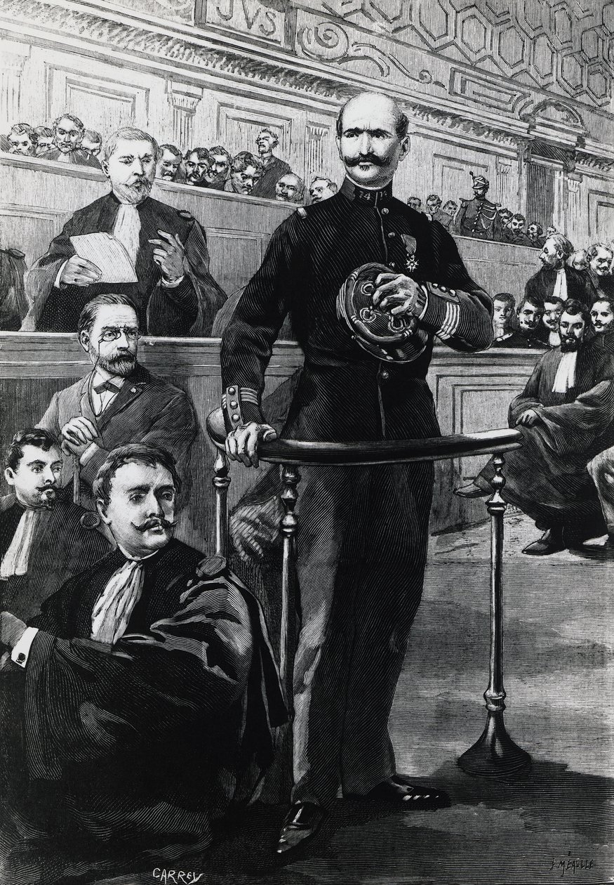 Deposition of Commander Charles Walsin-Esterhazy, during the Emile Zola trial by Georg Carl Heinrich Dollmann