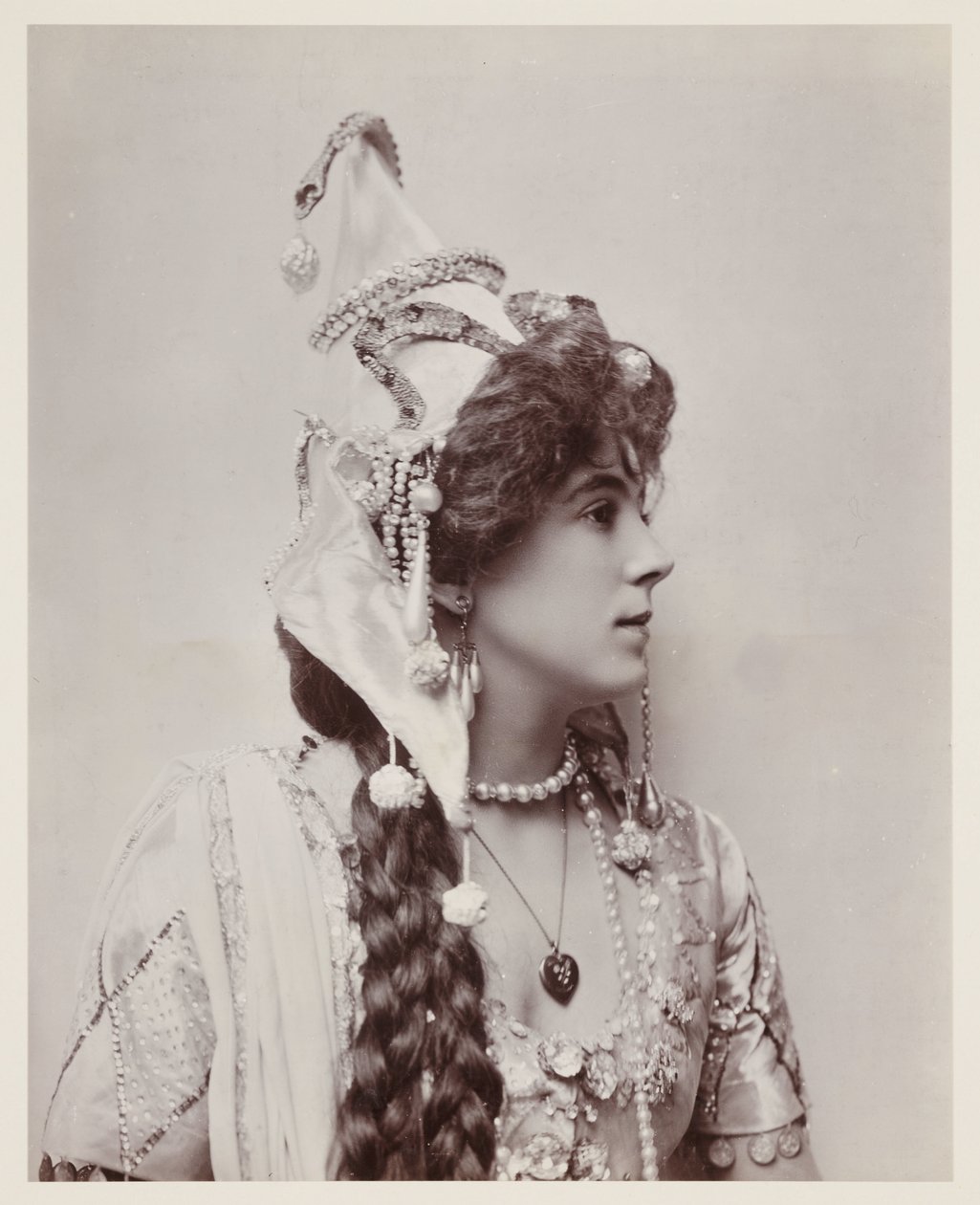 Edwardian Portrait, Woman in Exotic Costume by John Pardon