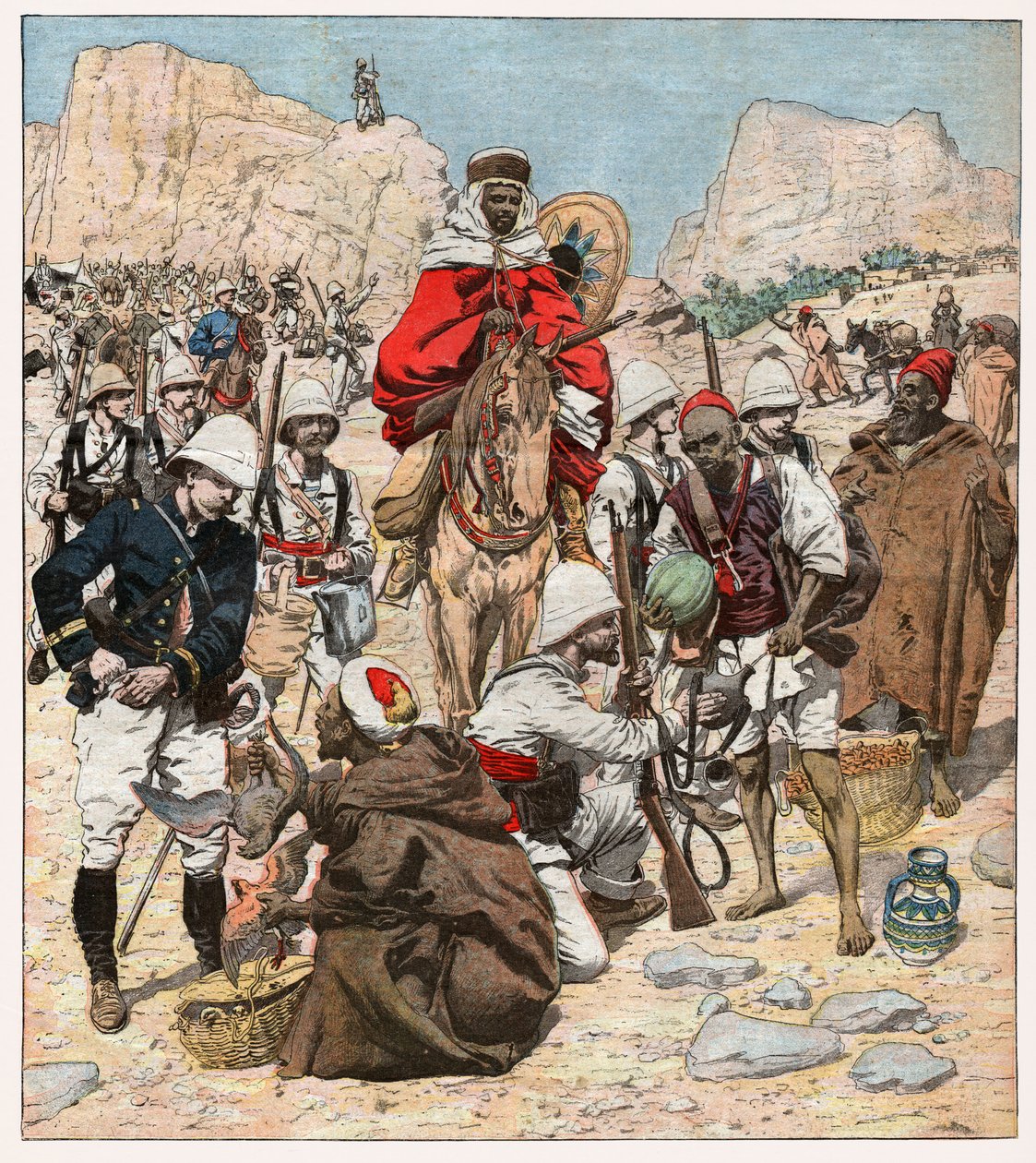 French Soldiers in Morocco by . .