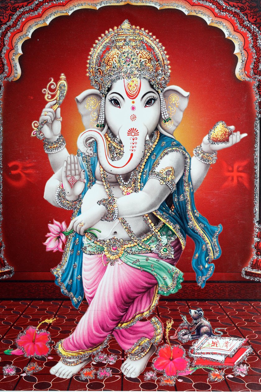 Ganesha Or Ganapati The Elephant Headed Hindu God By