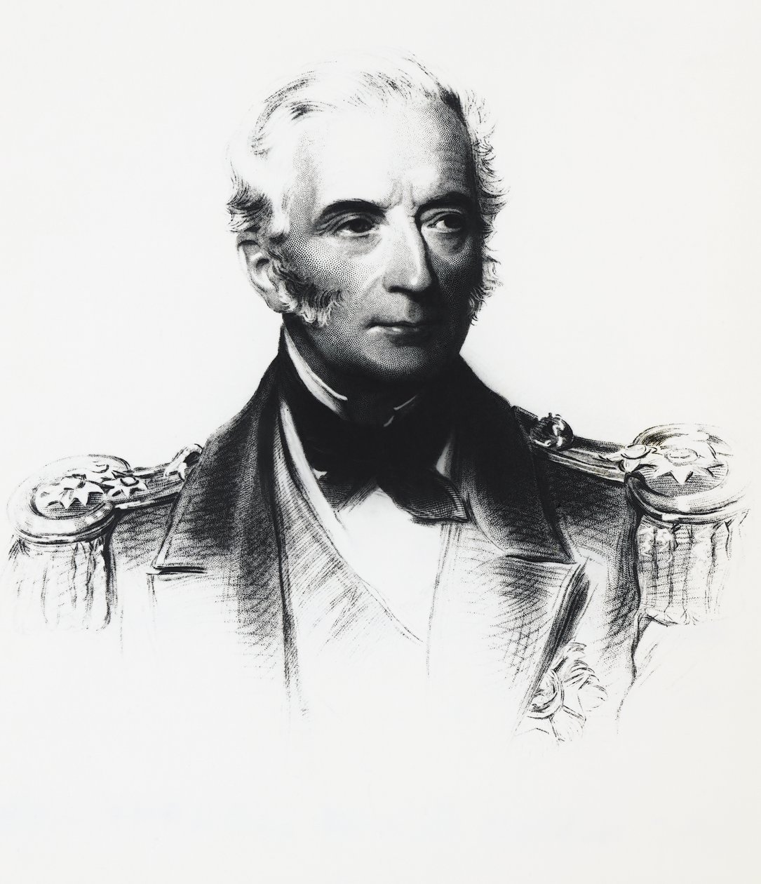 Portrait of Edward Hobart Seymour (1840-1929), Admiral of the allied fleet involved in clashes with the Boxers in China by Georg Carl Heinrich Dollmann