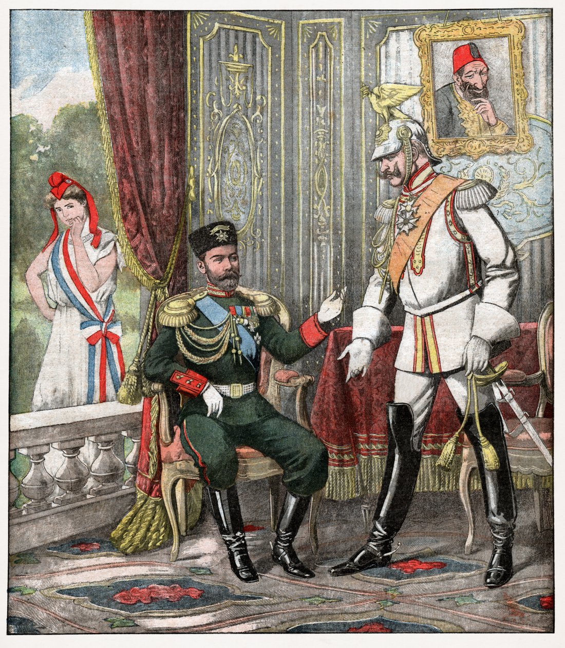 Wilhelm II and Nicholas II by . .