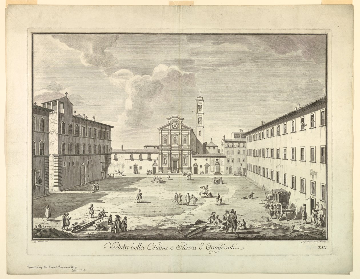 View of Florence, Plate from 
