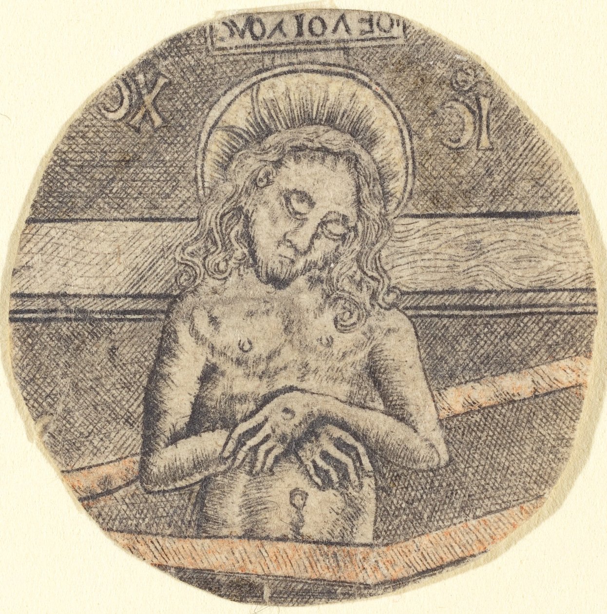 Christ as the Man of Sorrows by after Israhel van Meckenem