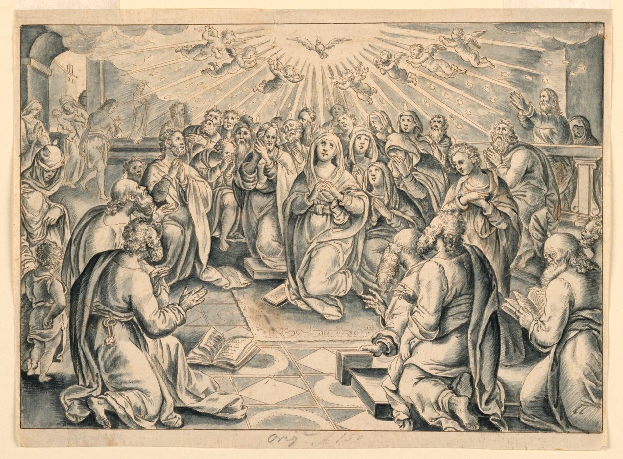 Scene from Acts of the Apostles, after Stradanus