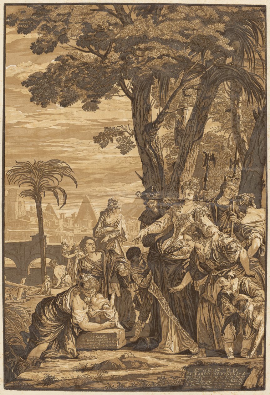The Finding of Moses by after Veronese John Baptist Jackson