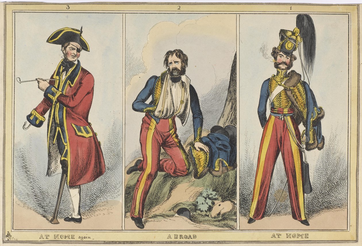 At Home, Abroad, At Home Again, c.1830 by after William Heath
