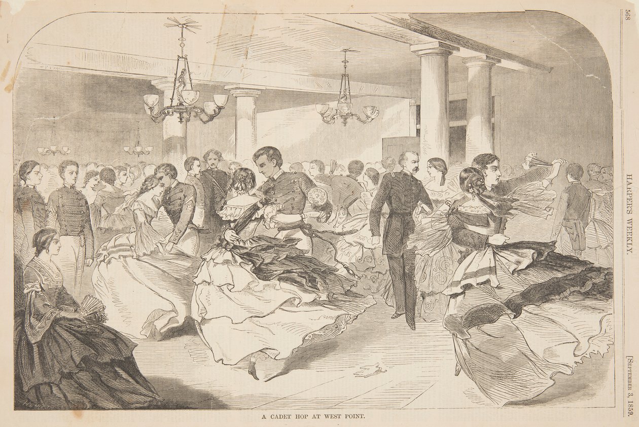 A Cadet Hop at West Point by Winslow Homer