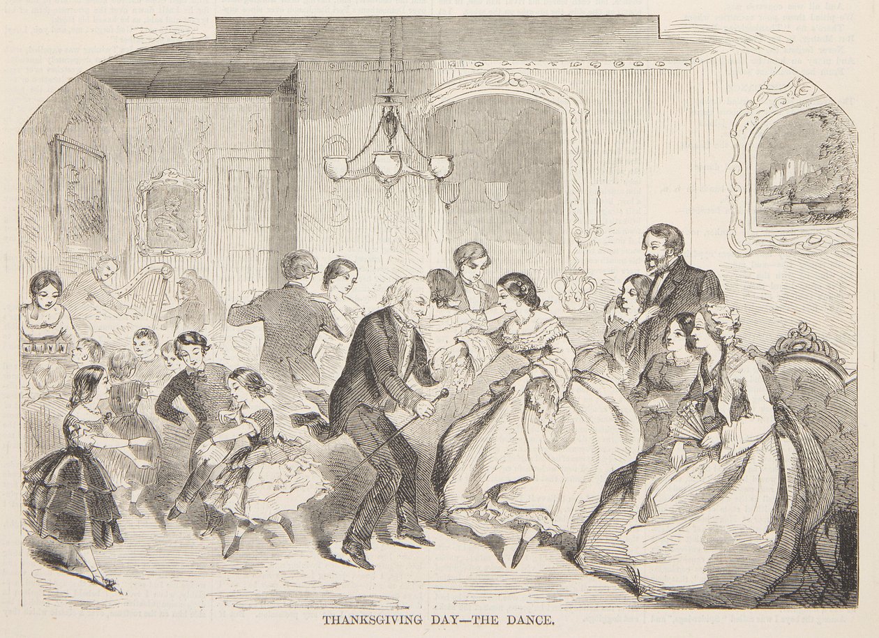 Thanksgiving Day – The Dance by Winslow Homer