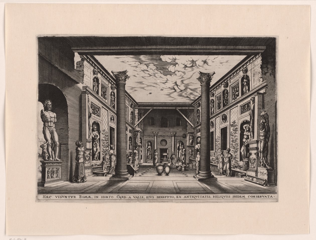 Sculpture Garden in Palazzo Valle, Capranica by anonymous (attributed to)
