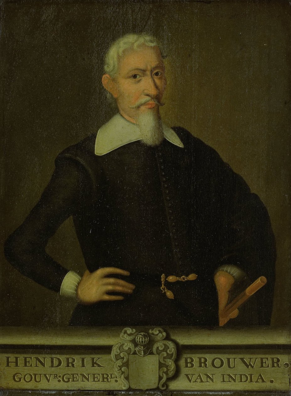 Portrait of Hendrik Brouwer, Governor-General of the Dutch East Indies by anonymous (copy after)