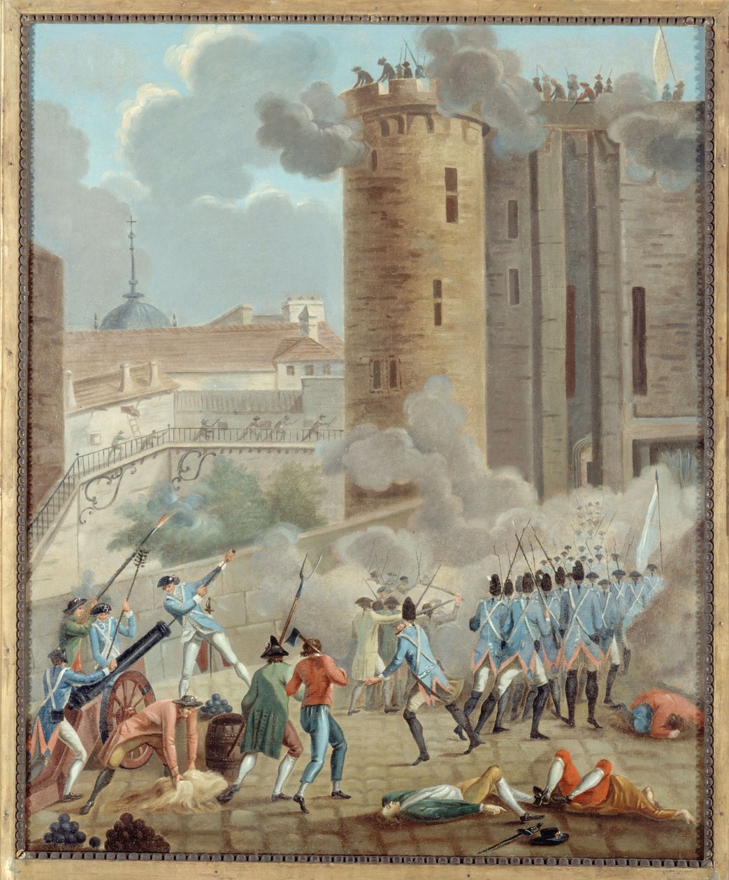 Storming of the Bastille, July 14, 1789 (P742) by anonymous 