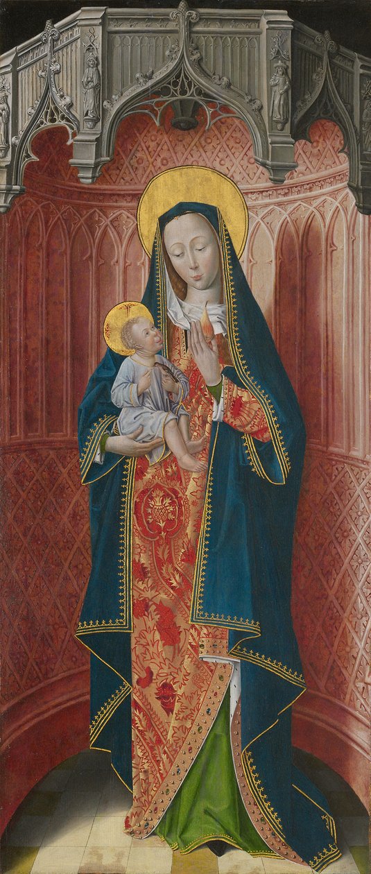 Panels from the High Altar of the Charterhouse of Saint-Honoré, Thuison-les-Abbeville: Virgin and Child by anonymous 
