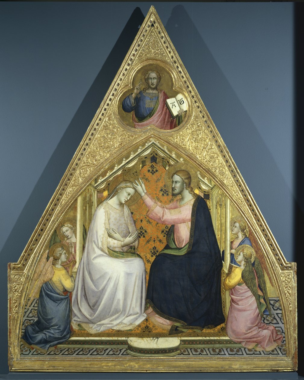 The Coronation of the Virgin by c.1370-1425 Lorenzo Monaco