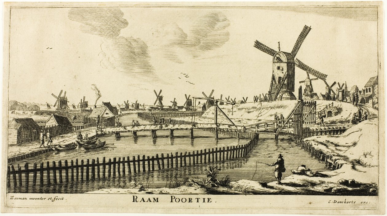 Raam Gate, from The Eight City Gates of Amsterdam by called Zeeman Reinier Nooms