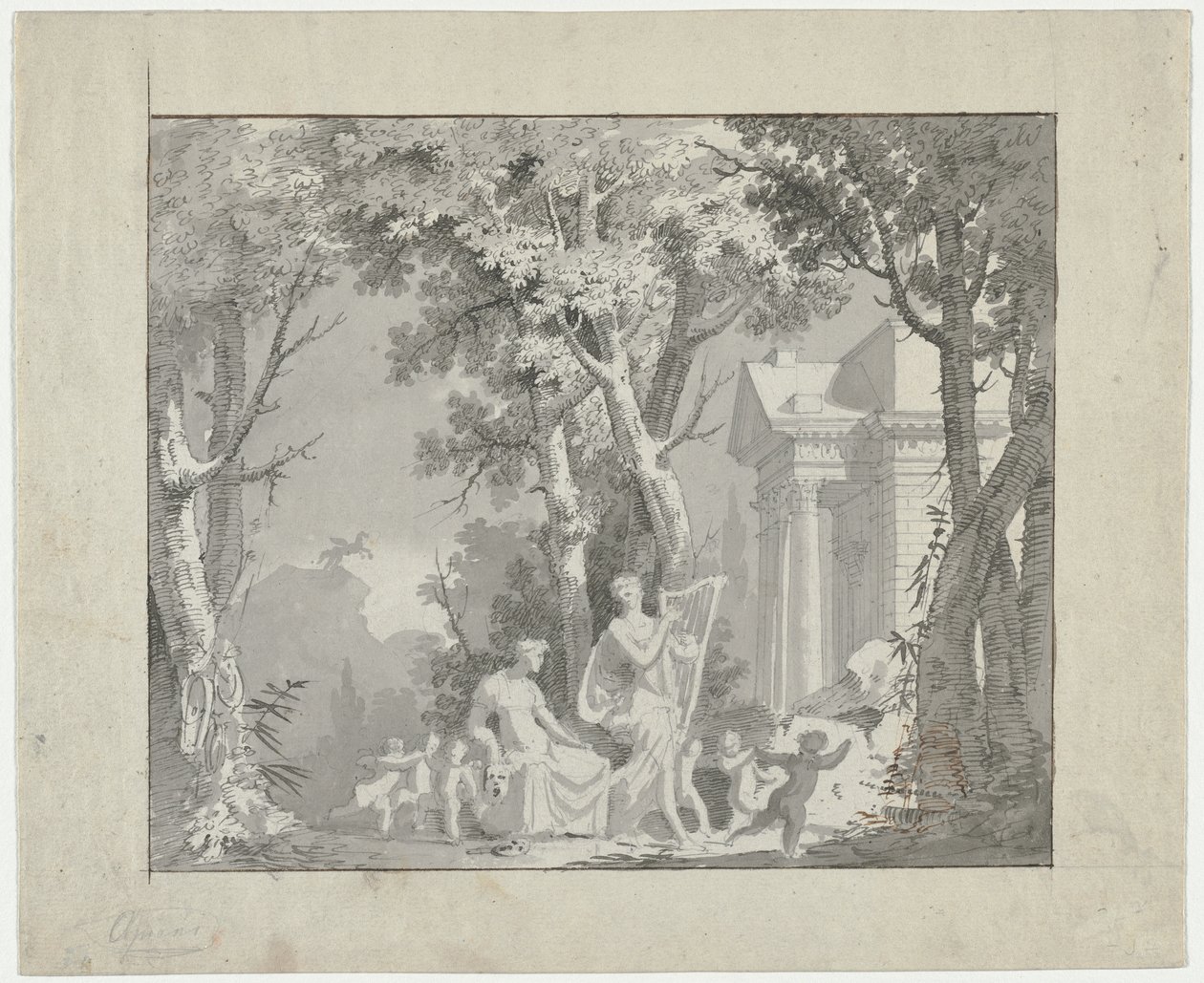 Classical Scene by circle of Francisco Vieira (Portuguese