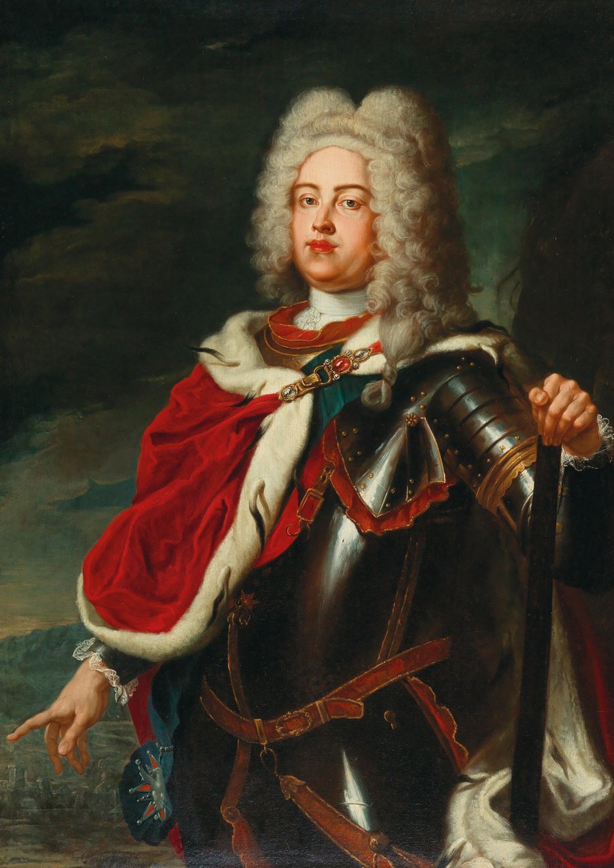 Frederick Augustus II, Elector of Saxony and future King Augustus III of Poland as Crown Prince by Ádam Mányoki
