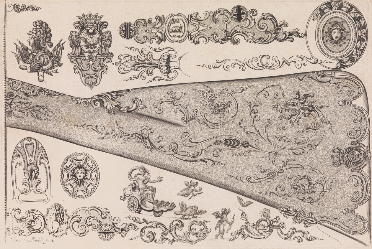 Plate Seven from Nouveaux Desseins D