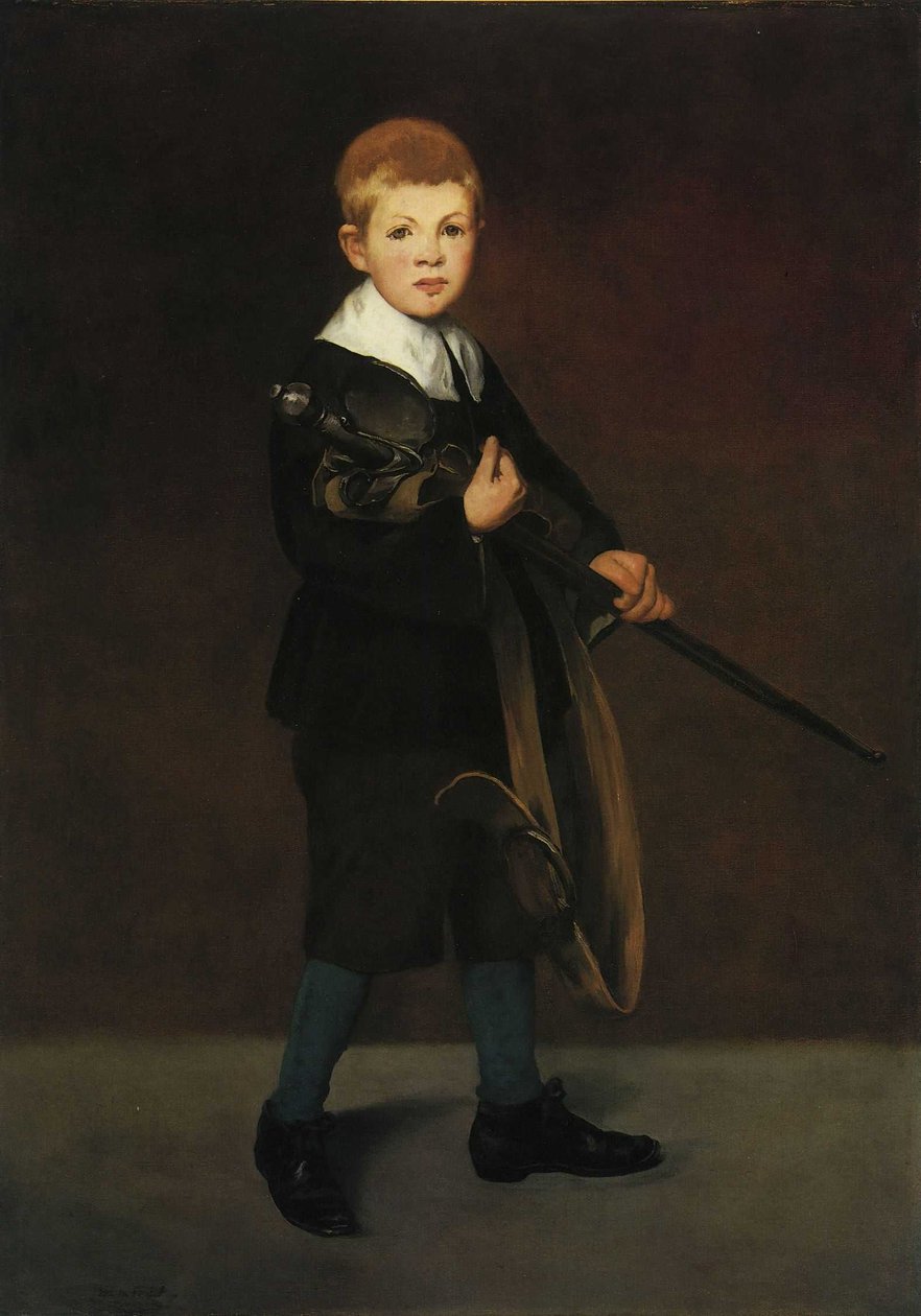 Boy with a Sword by Édouard Manet