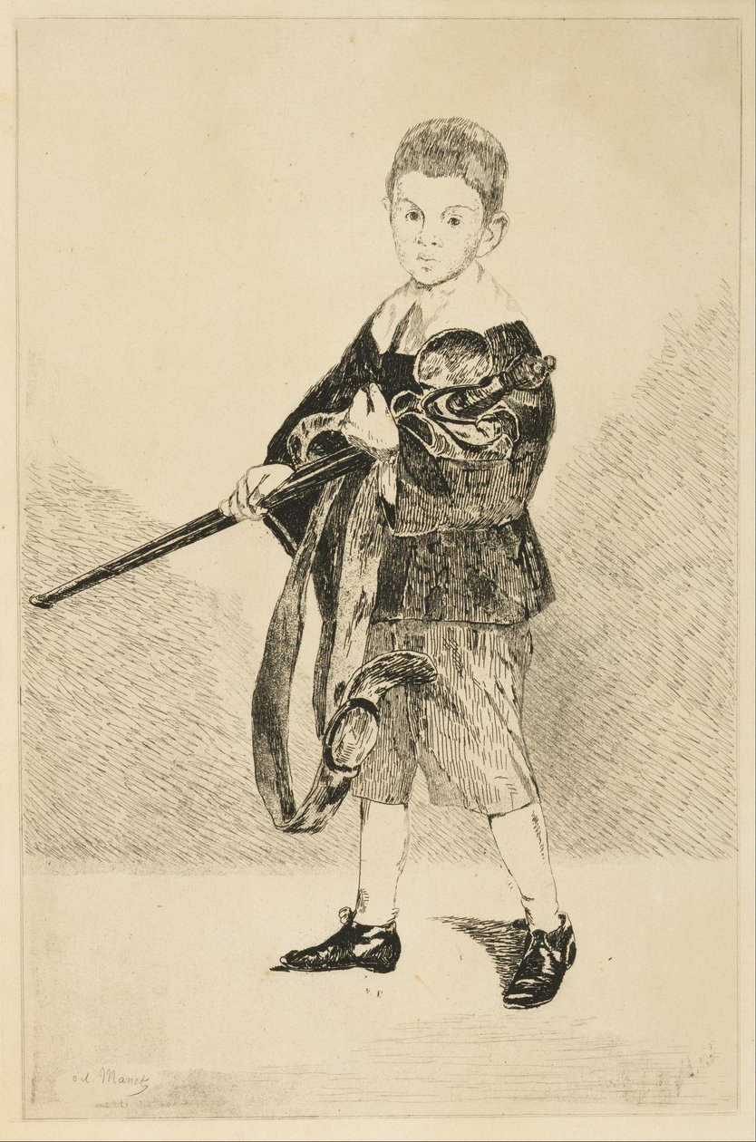 Boy with the Sword by Édouard Manet