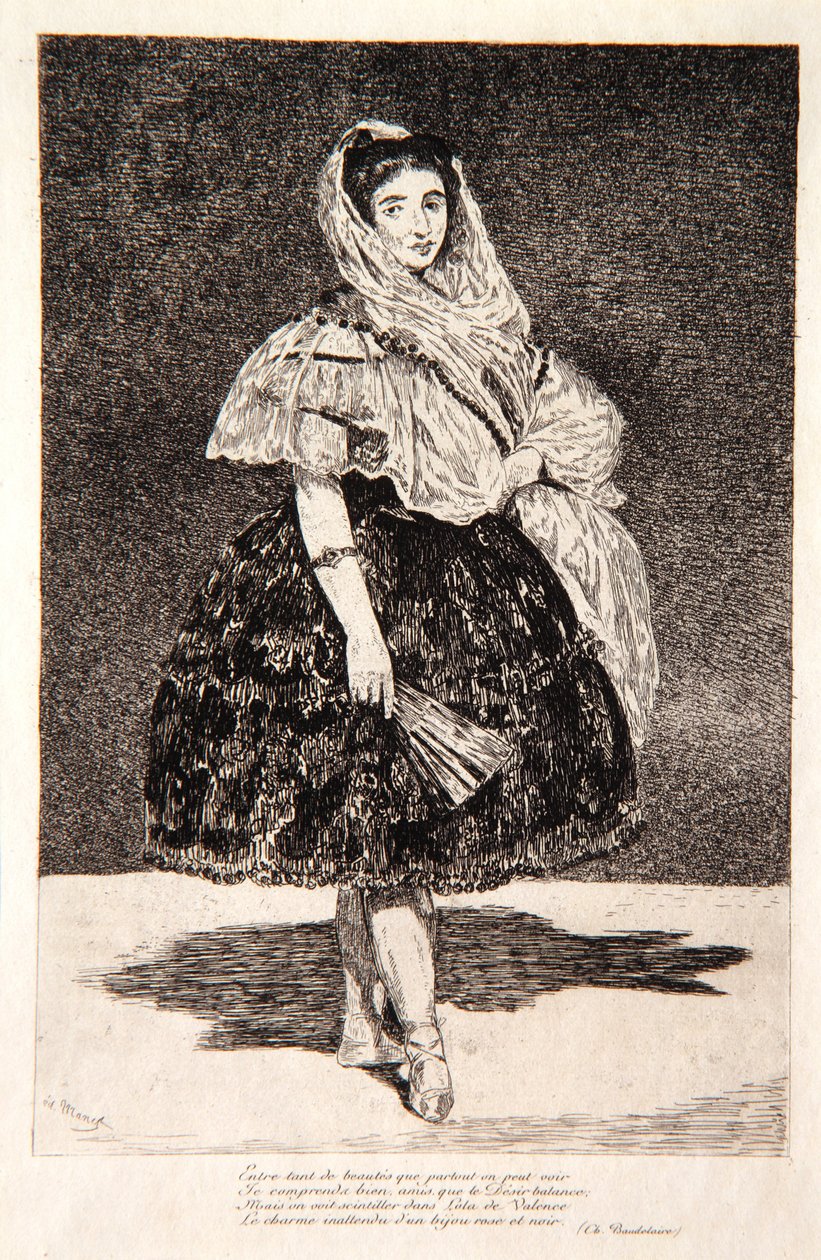 Lola de Valence by Édouard Manet