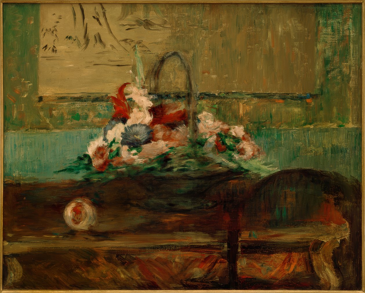 Flower Basket by Édouard Manet