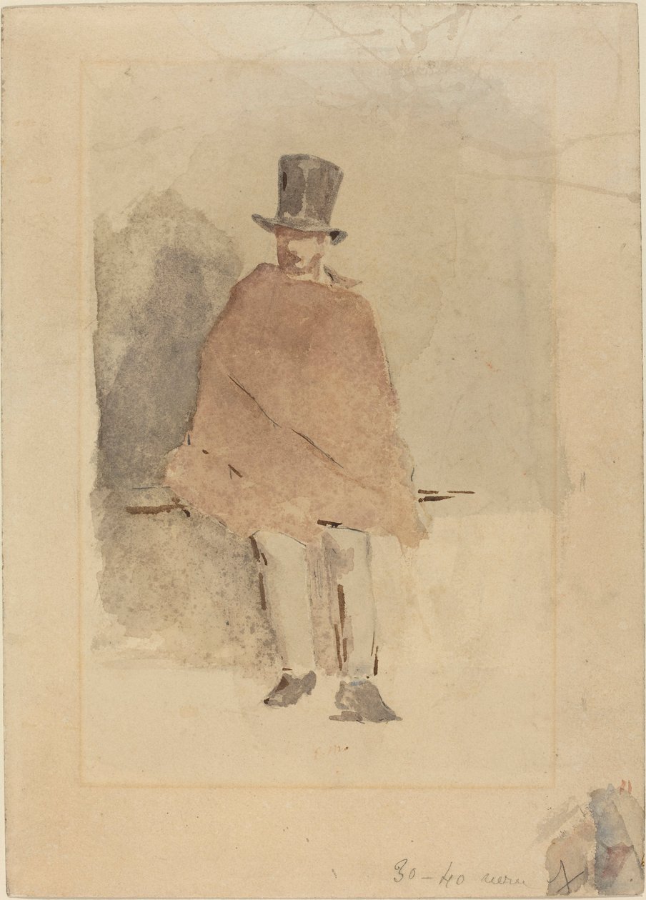 The Man in the Tall Hat by Édouard Manet