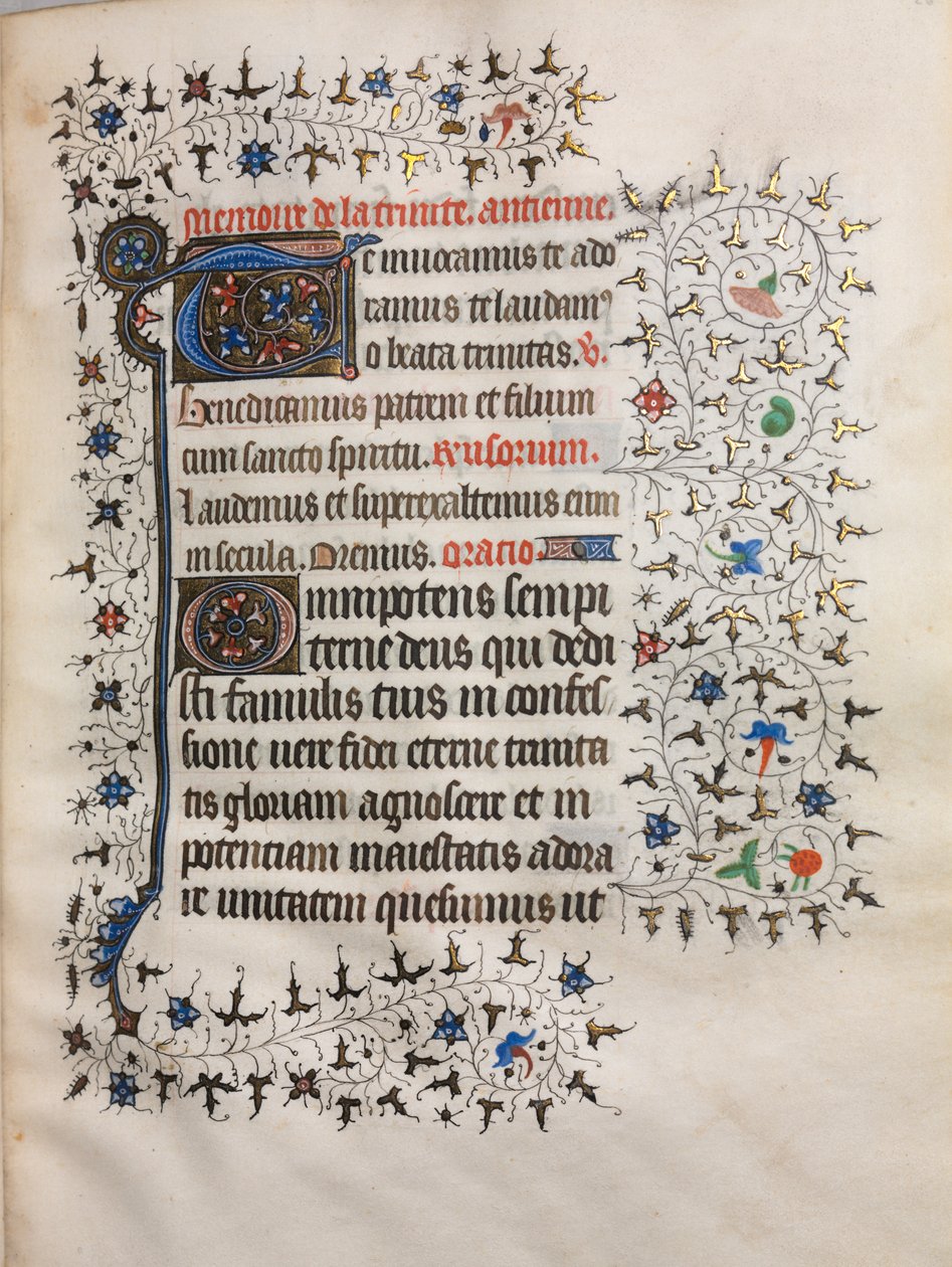 Book of Hours: Decorated Initial by follower of Boucicaut Master