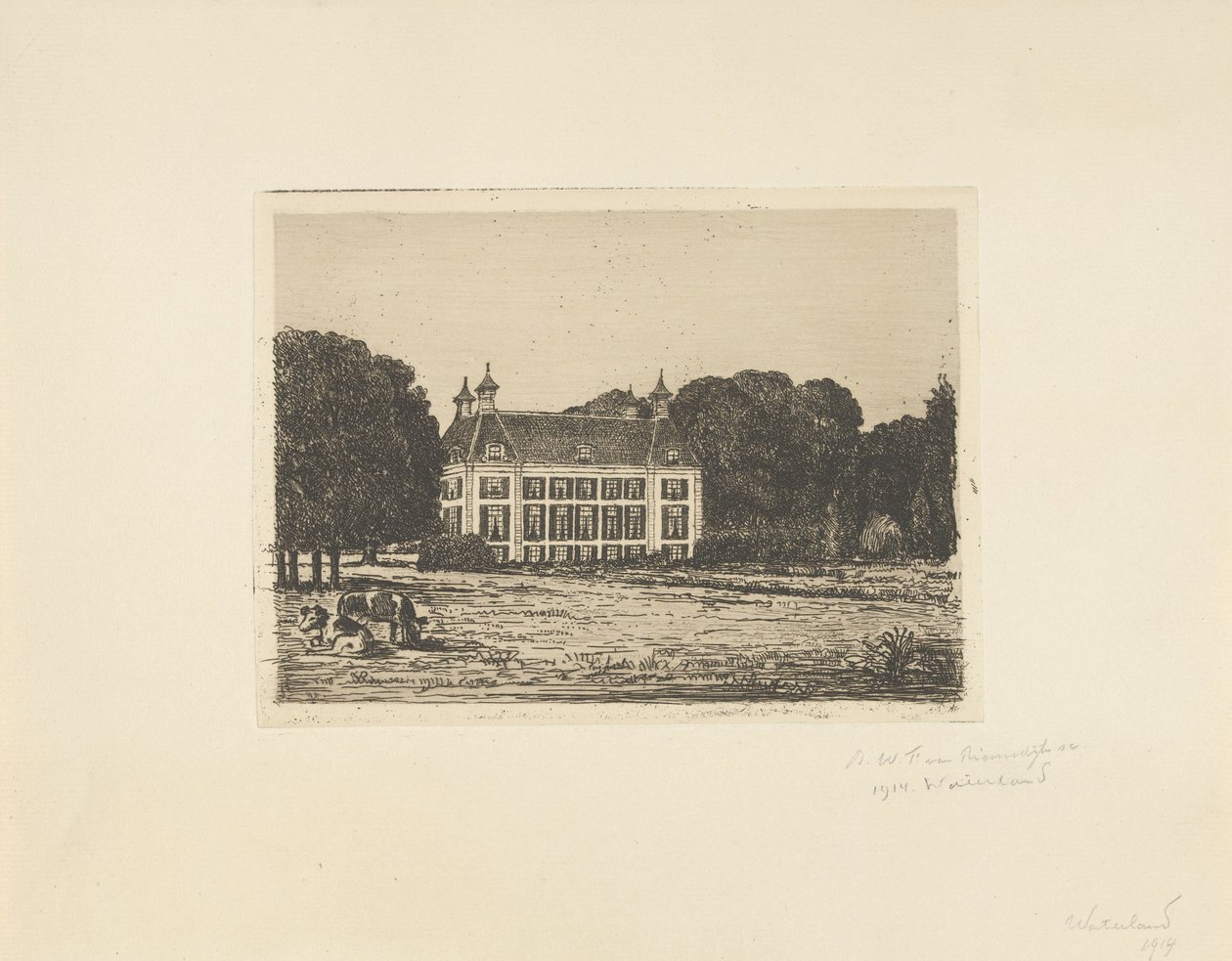 Waterland Estate by jonkheer Barthold Willem Floris van Riemsdijk
