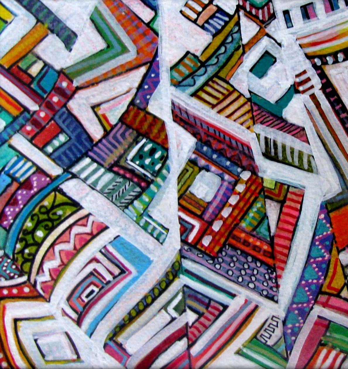 Triangles, 2014 by linda arthurs