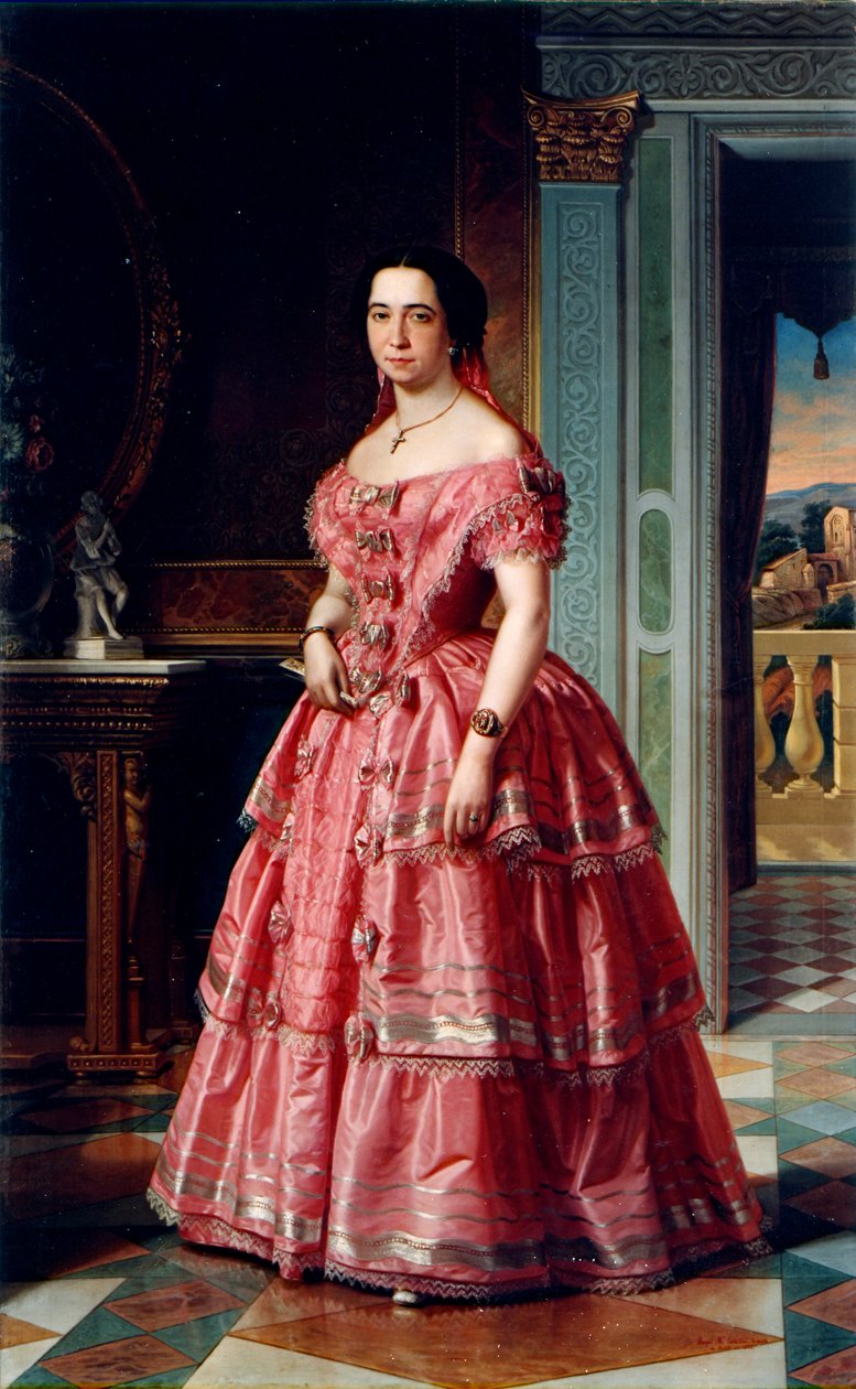 Portrait of a Lady by Angel María Cortellini